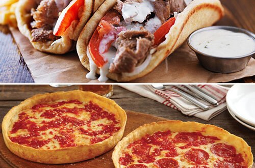 Pizza and gyro near me