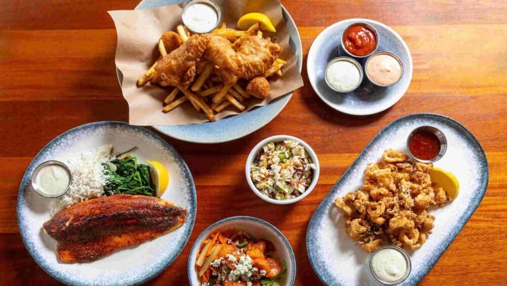 Grilled catfish platter for delivery in Richmond