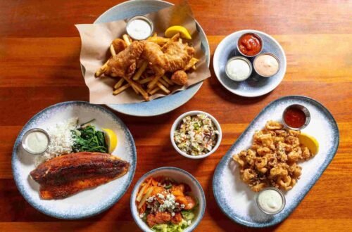 Grilled catfish platter for delivery in Richmond