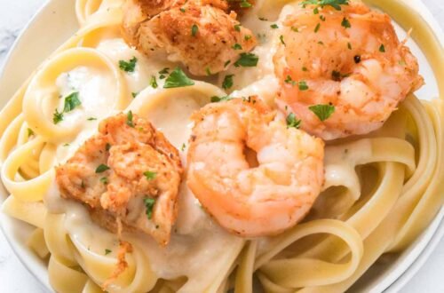 order chicken & shrimp alfredo delivery Chesapeake VA