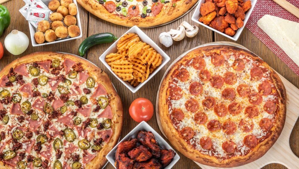 Order pizza and wings online