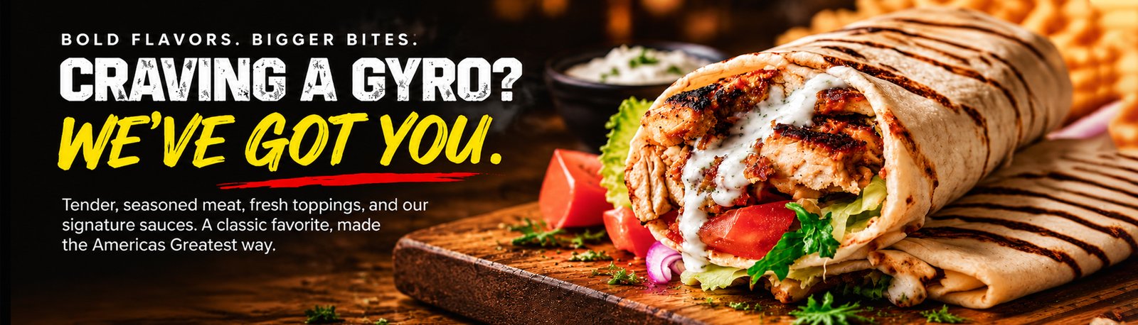 Craving a Gyro? We've got you.